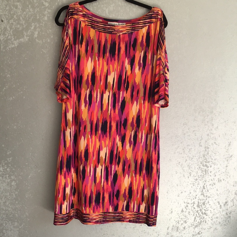 Trina Turk Dresses, Multi-Color, Cold Shoulder 12
